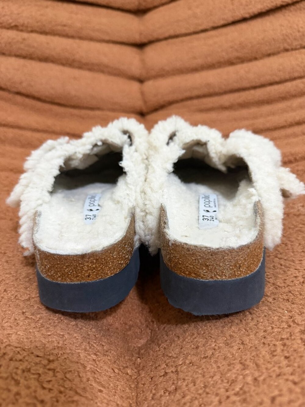 Birkenstock Boston Big Buckle Teddy Shearling Platform - 37 (6.5) - Picture 14 of 15
